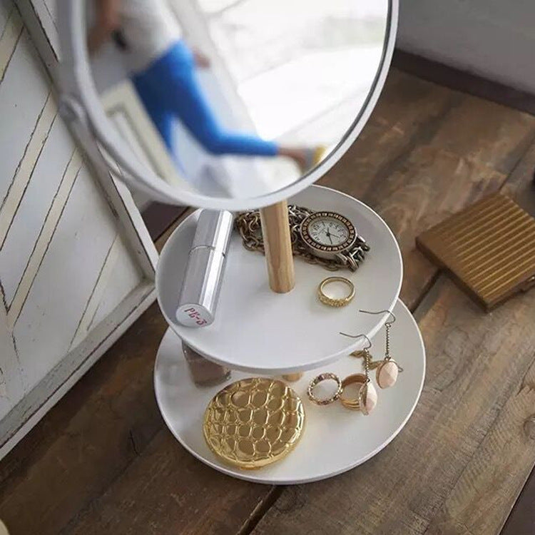 Desktop jewelry sundries storage tray ShopWithASmile7.com