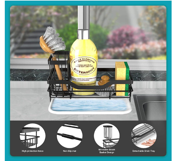 Draining Rack Kitchen Countertop Commodity Shelf