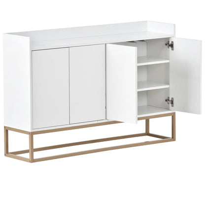 Modern Sideboard Elegant Buffet Cabinet - White