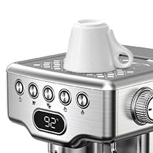 Geek Chef Espresso Machine, 20 Bar Espresso Machine With Milk Frother For Latte, Cappuccino, Macchiato, For Home Espresso Maker, 1.8L Water Tank, Stainless Steel, Ban On Amazon ShopWithASmile.com