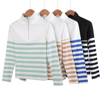 Women's Long-sleeved Simple Outdoor T-shirt Bottoming Shirt