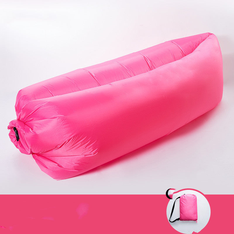 Camping Air Folding Lunch Break Net Celebrity Inflatable Mattress Lazy Sofa Recliner Single Portable Outdoor