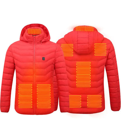 New Heated Jacket Coat USB Electric Jacket Cotton Coat Heater Thermal Clothing Heating Vest Men's Clothes Winter My Store