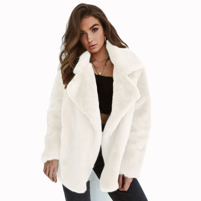 Sexy Plush Lapel Comfort Slim Jacket ShopWithASmile7.com
