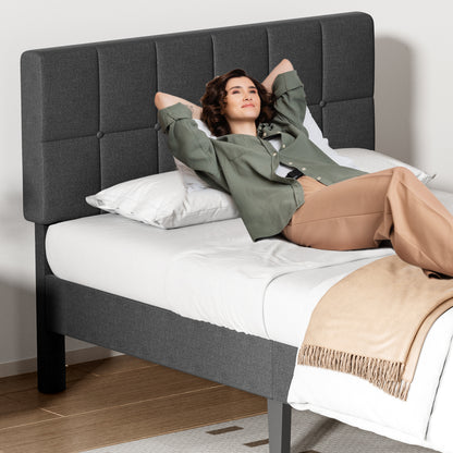 Full Bed Frame With Headboard