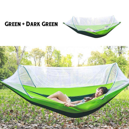 2 Person Portable Outdoor Mosquito Parachute Hammock ShopWithASmile7.com