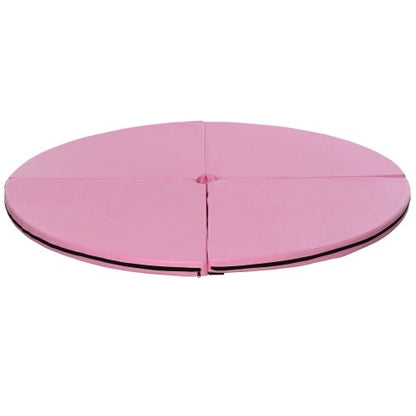 Soozier Pole Dance Mat, 2T X 5W Folding Pole Dance Mat For Home, Lightweight And Foldable, Pink