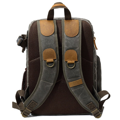 Kalier Digital SLR Camera Bag Waterproof Canvas Men's And Women's Backpacks ShopWithASmile.com