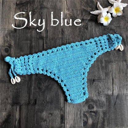 Fashion Vintage Beach Hand Crochet Panties