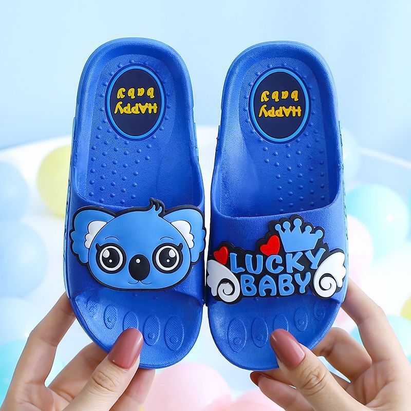 Cartoon Indoor Soft Bottom Home Parent-Child Sandals