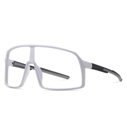 Mens Fashion Simple One Piece Large Frame Sunglasses ShopWithASmile7.com