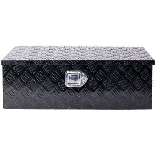 30inch Aluminum Tool Box,heavy Duty Truck Bed Tool Box,outdoor Trailer Pickup Storage Tool Box,RV Storage Organizer,underbody Box W  Lock Keys,black