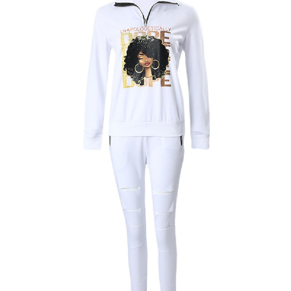 Fashion Camo Print Top Suit ShopWithASmile.com
