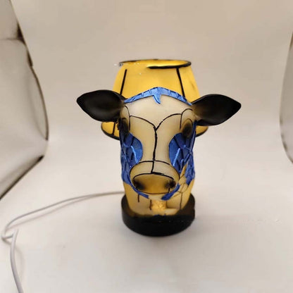 Beautiful Cow Table Lamp Bedside Table Lamp With USB Bedside Lamp For Living Room Bedroom Dormitory Bra Ornament ShopWithASmile7.com
