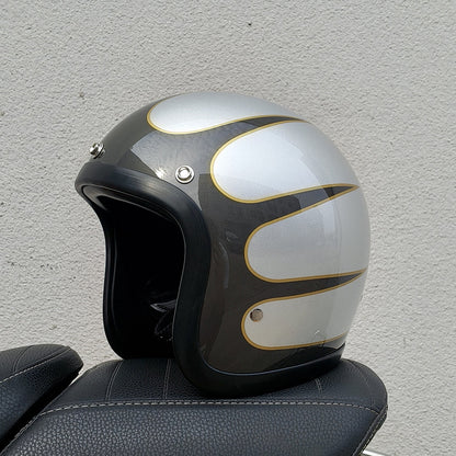 Helmet Half Helmet Retro Helmet FRP Motorcycle Helmet
