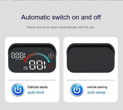 Head-Up Display Car GPS Universal Speed Compass HD Projector E-dog Version ShopWithASmile7.com