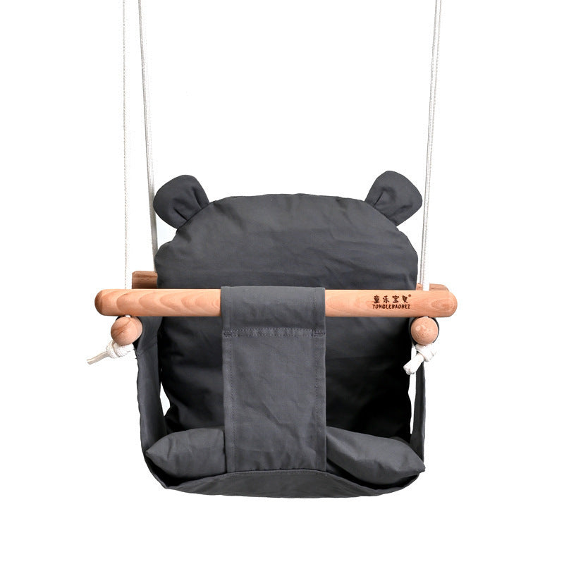 Children's Apron Swing Indoor Cotton And Linen Glider