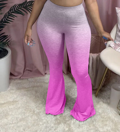 Gradient Casual Skinny Flared Trousers