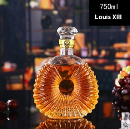 Glass Decoration Imported Wine Bottle Transparent Wine Bottle Dispenser
