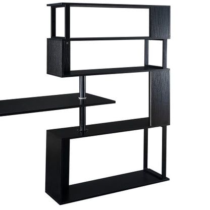 Home Office Computer Desk L-shaped Corner Table ShopWithASmile.com