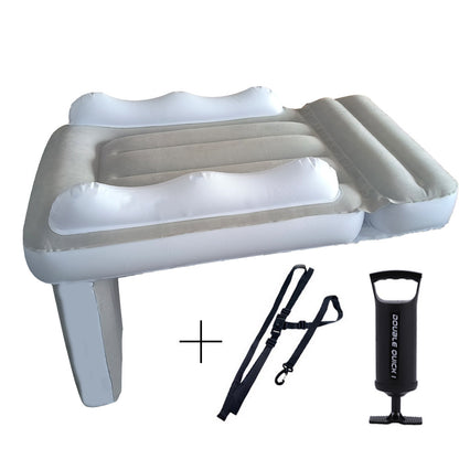Amazon Baby Inflatable Mattress Rear Folding Car Mat Outdoor Travel Thickened Flocking Air Cushion