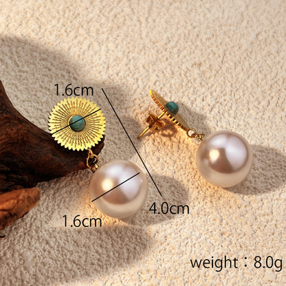 Fashion Stainless Steel Earrings Niche Retro ShopWithASmile.com