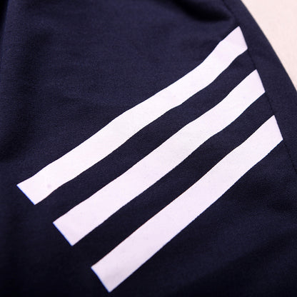 New Men's Short-sleeved T-shirt Suit