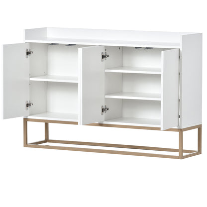 Modern Sideboard Elegant Buffet Cabinet - White