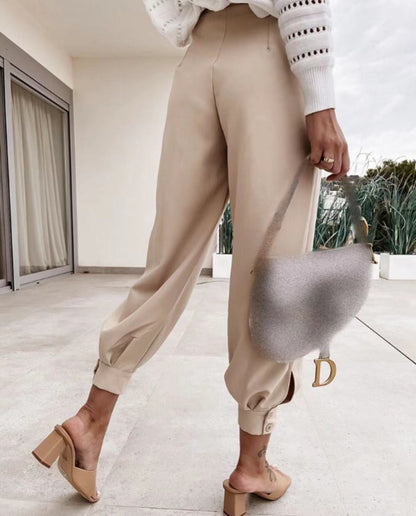 Thin Nine-point Harem Pants Casual Overalls