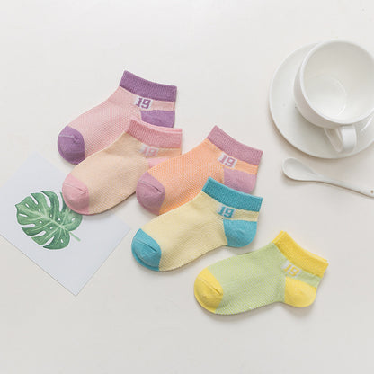 Cotton breathable male and female baby socks ShopWithASmile7.com