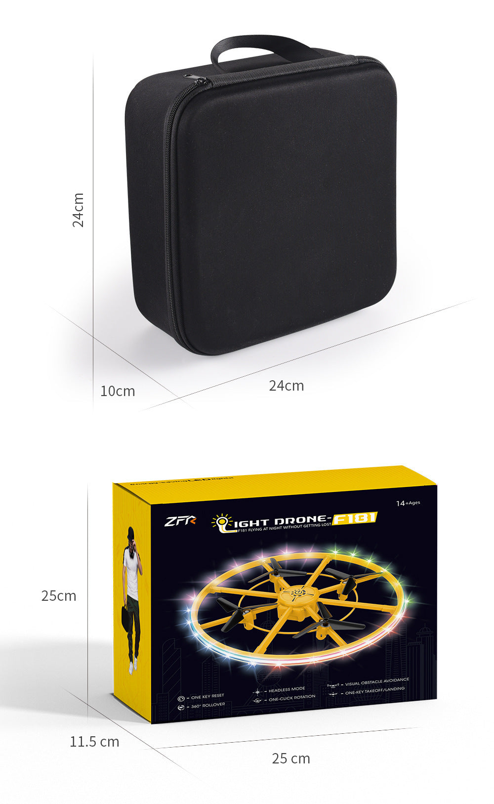 F181 Smart Glare UFO  Remote Control ShopWithASmile7.com