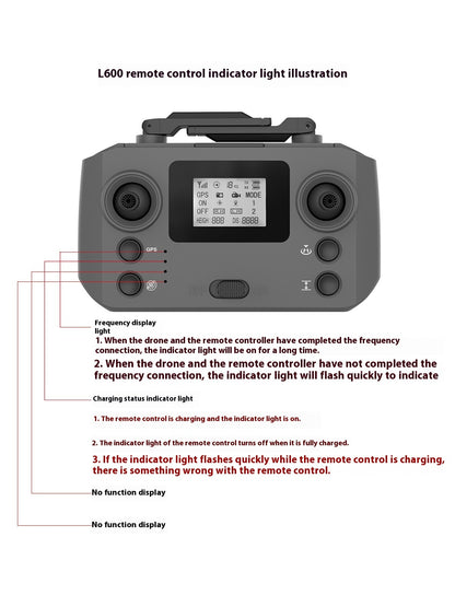 L600PRO Clear Folding Four-axis Flight Remote Control Toy ShopWithASmile7.com
