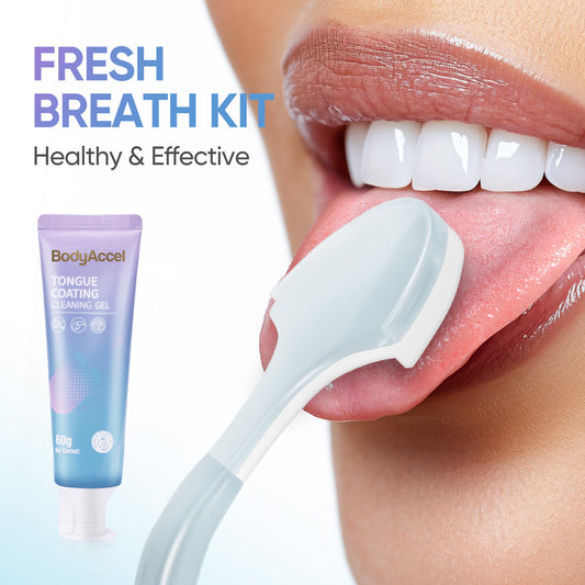 Bodyaccel Tongue Cleansing Gel Tongue Gel Tongue Brush Tongue Coating Clean  Breath Plant Extraction Formula No Preservatives Qinshuang Ice Peach Packs Of Two. ShopWithASmile7.com