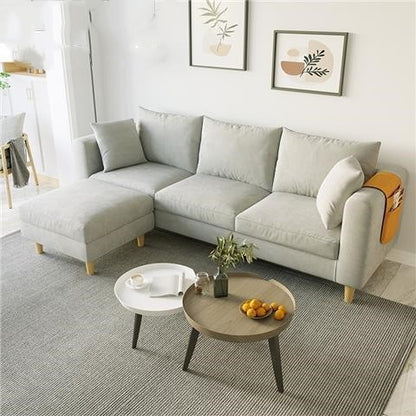 Living Room Bedroom Rental Nordic Simple Modern Cloth Art Net Red Latex Sofa
