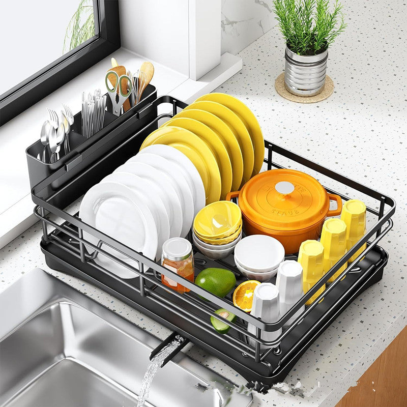 Kitchen Dish Sorting Sink Drain Rack