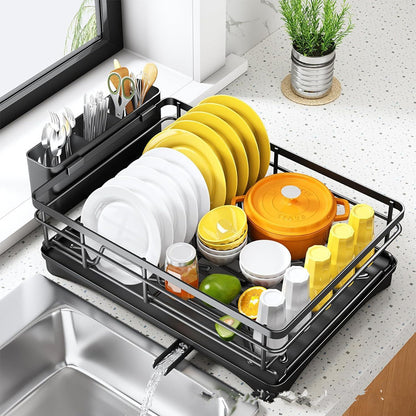 Kitchen Dish Sorting Sink Drain Rack