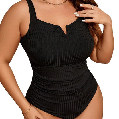 Plus Size One-piece Swimsuit Women's Conservative ShopWithASmile7.com