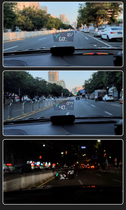 Head-Up Display Car GPS Universal Speed Compass HD Projector E-dog Version ShopWithASmile7.com