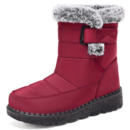Women's Snow Boots Fleece Lined Padded Warm Keeping ShopWithASmile.com