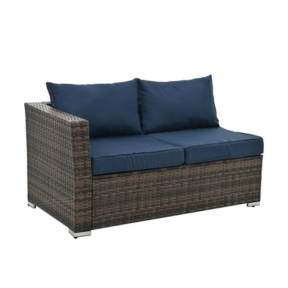 Patio Furniture, Outdoor Furniture, Seasonal PE Wicker Furniture, 4 Set Wicker Furniture With Temper