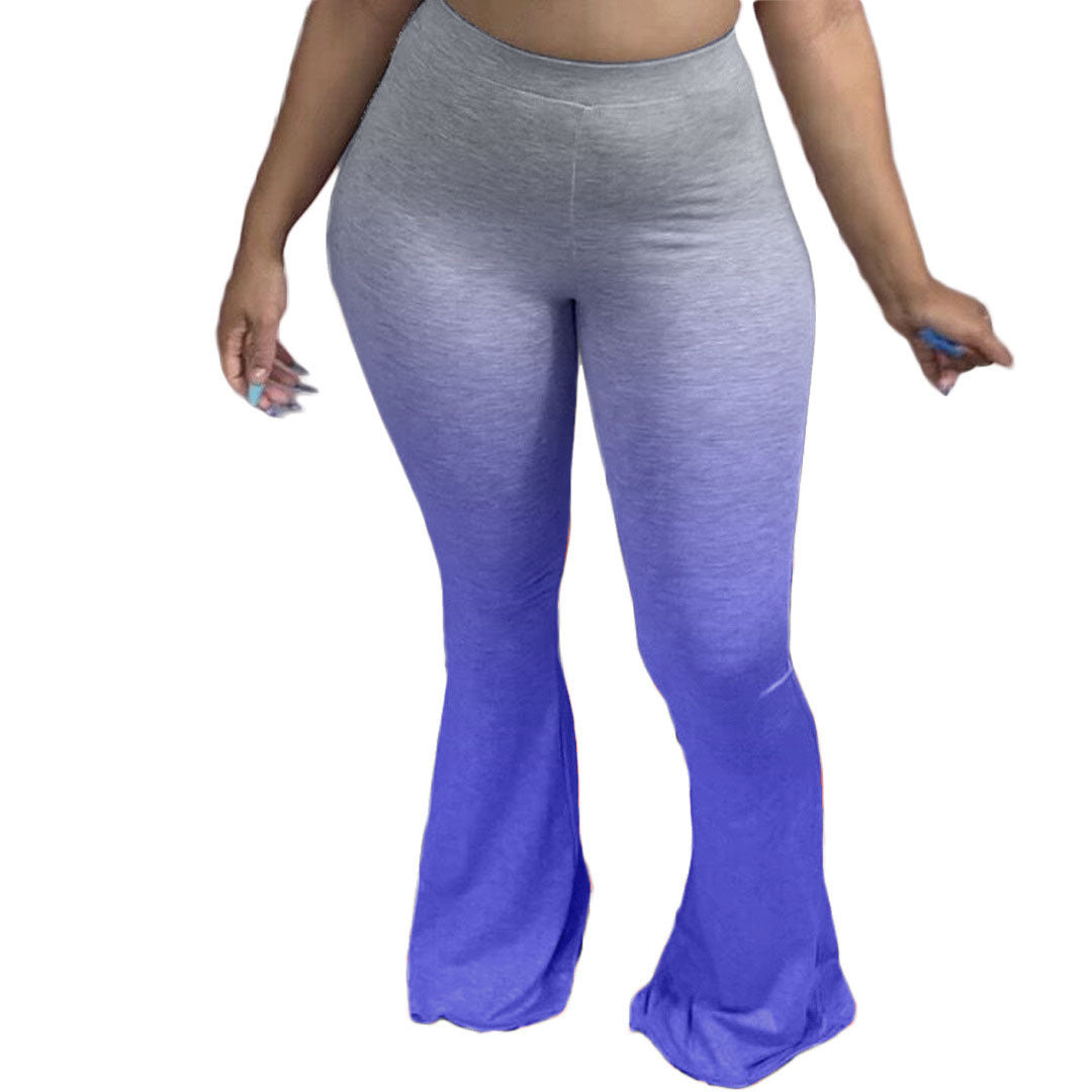 Gradient Casual Skinny Flared Trousers