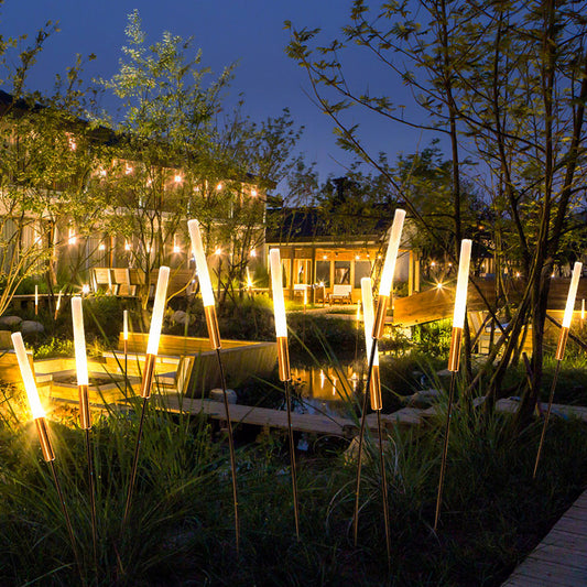 LED Luminous Reed Lamp Solar Outdoor Lawn