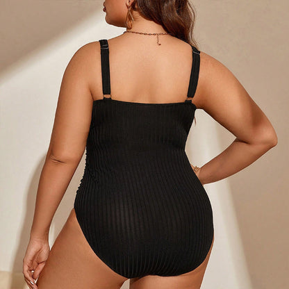 Plus Size One-piece Swimsuit Women's Conservative ShopWithASmile7.com