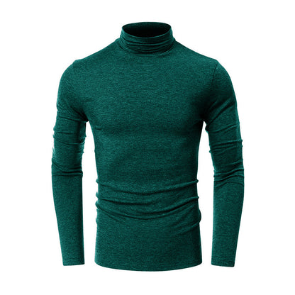 Turtleneck Men's European And American Long Sleeve T-Shirt