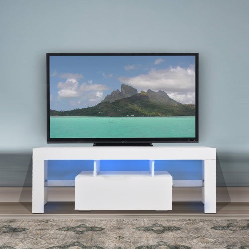 TV Stand With Storage 43 Inch LED Modern TV Media Console Entertainment Center With Drawer TV Cabinet For Living Room Bedroom ShopWithASmile7.com