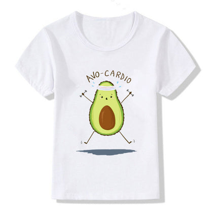 Kids Summer New Cute Vegan Boys Girls T Shirt ShopWithASmile7.com