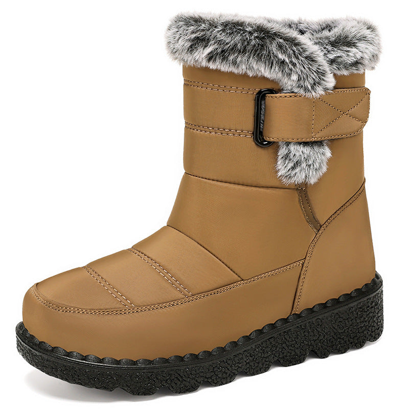 Women's Snow Boots Fleece Lined Padded Warm Keeping ShopWithASmile.com