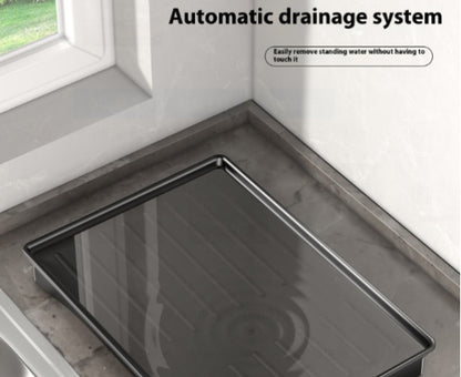 Multi-functional Stainless Steel Double-layer Dish Rack Cup Holder