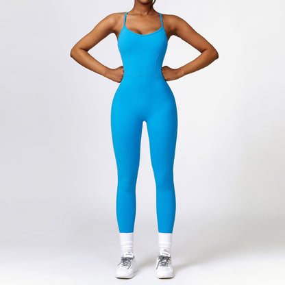 Beauty Back Yoga One-piece Sports Fitness Tights ShopWithASmile7.com