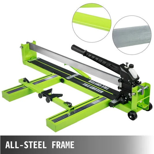 VEVOR Tile Cutter 31.5 Inch Manual Tile Cutter 1.4 Inch Tile Cutting Machine Ceramic Porcelain Tile Cutter W Laser Guide All-Steel Frame And Bonus Spare Cutter Wheels Tile Cutter Hand Tool